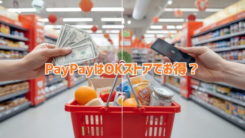 PayPayはOKストアでお得？