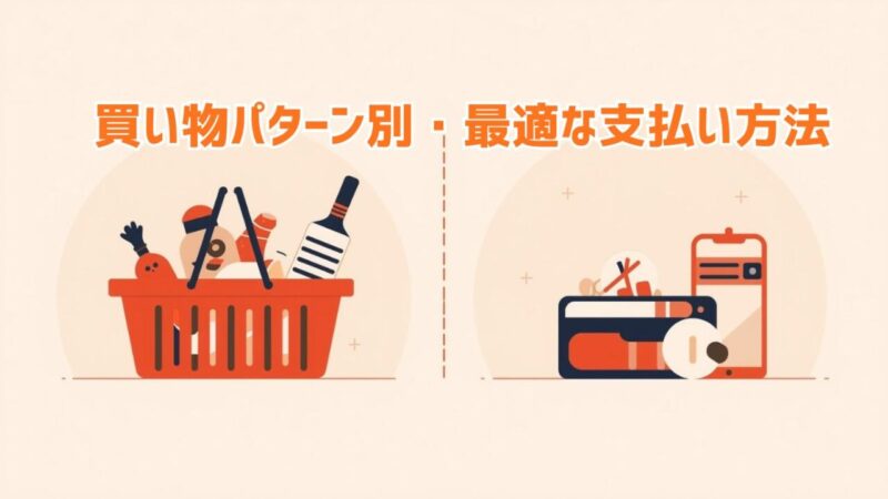 買い物パターン別・最適な支払い方法